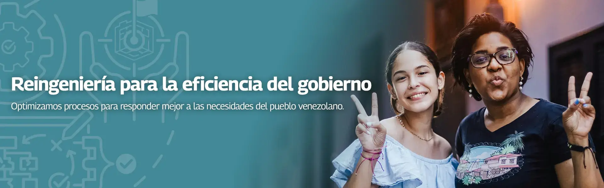 Reestructuración y reingeniería del Gobierno Bolivariano — banner 1
