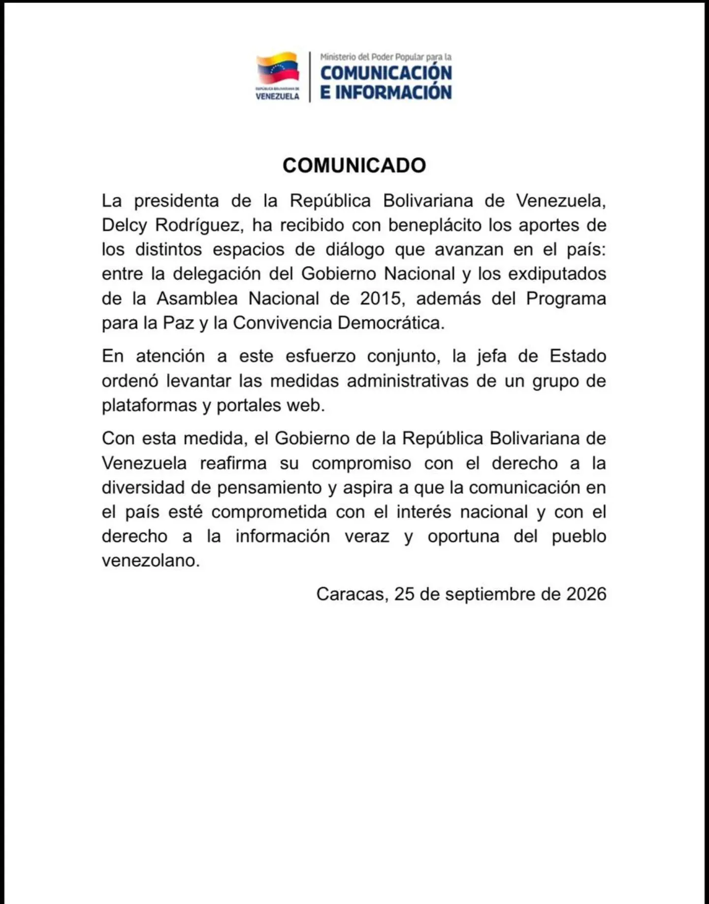Imagen de la noticia: Aportes de los distintos espacios de diálogo que avanzan en el país